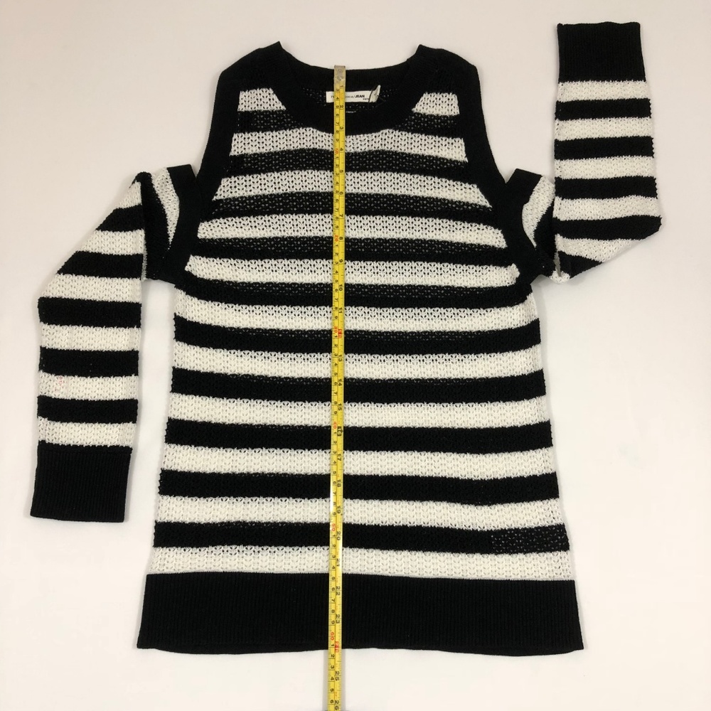 Rag & Bone Tracey Crew Open Shoulder Sweater Sz XS - Picture 4 of 7